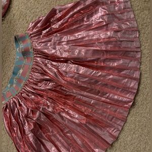 Metallic girls skirt size 6